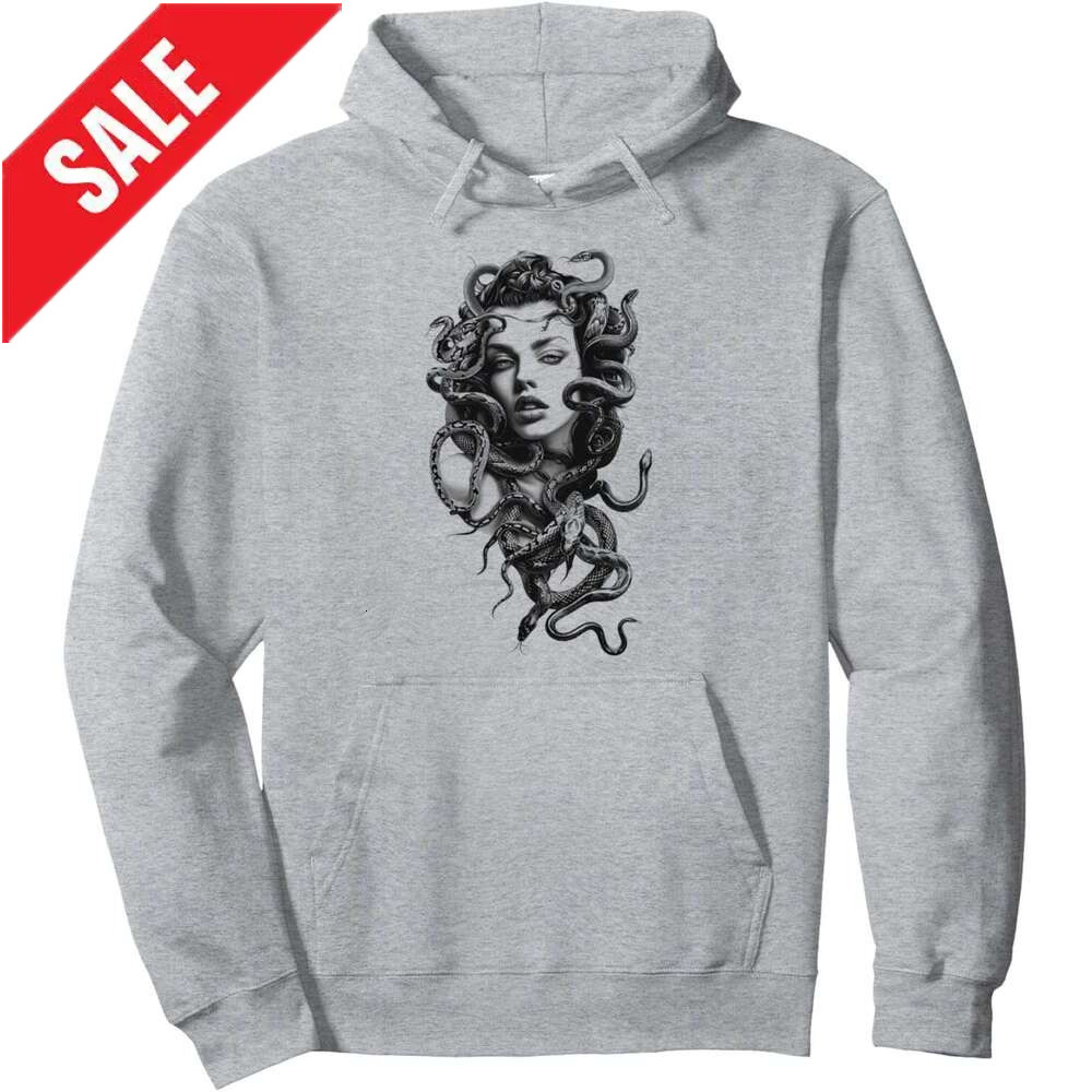 Hoodie for Mens Womens Medusa Snake Gorgon Greek Mythology Halloween Pullover Hoodie Hoodies sweatshirt pullover jacket Long sleeve 2025