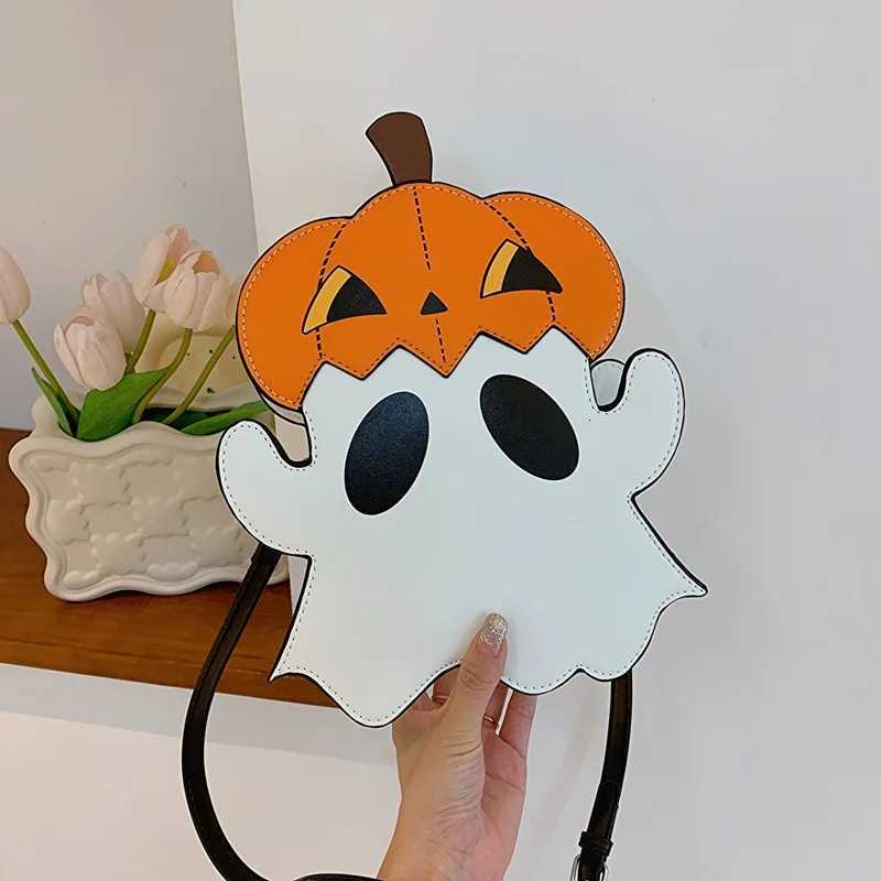 1pcs Pumpkin Bag Fashion Ghost Spoof Lady Crossbody Western Festival Halloween Event Funny StyleXJ250918