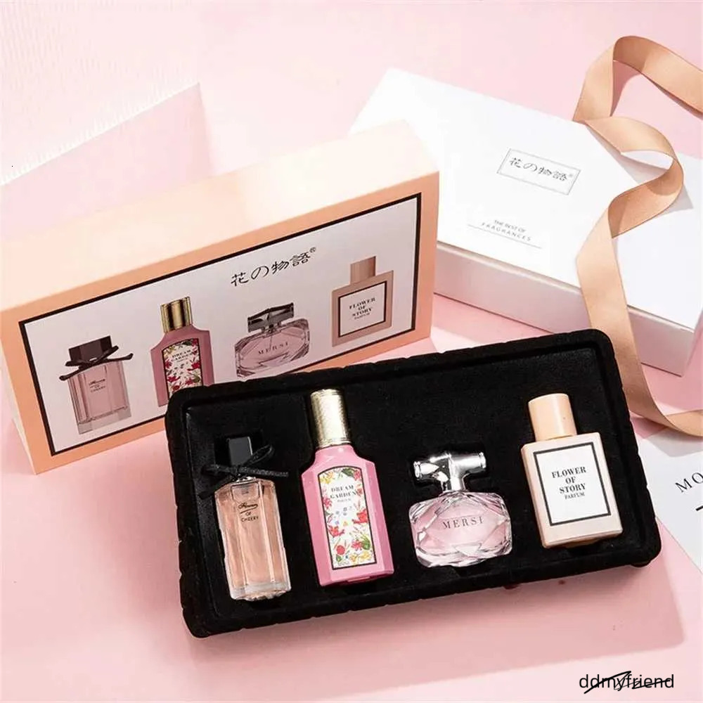 High Quality Women Perfume 110Ml Gift Box Four Piece Set Eau De Parfum Floral Scent Lasting Fragrance Perfumes Mujer Originalesxj250530 ddmyfriend
