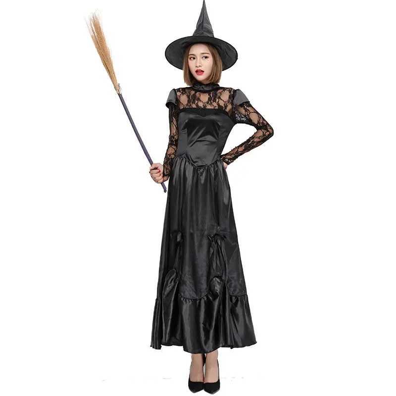 Witch Costume Cosplay Women Dress Halloween Carnival Purim Costume For Adult Performance Party Clothing L250918
