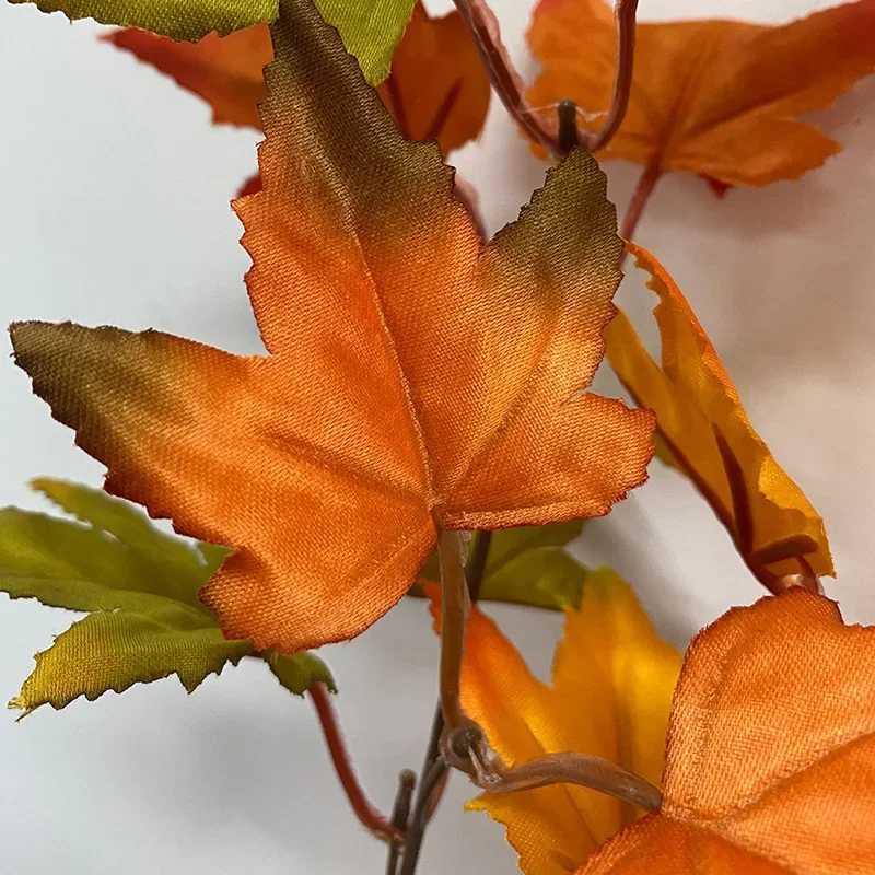 Simulation Maple Leaf Harvest Festival Thanksgiving Autumn Colors Festival Party Interior Decoration Artificial Plants C250919