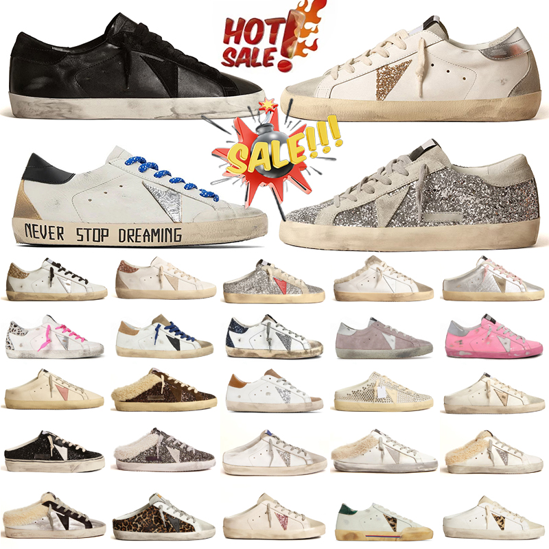 Designer Shoes Old Shoe Loafers Sneakers Super-star S Shoes Leather Dirty Brand Women Men Ball Casual Star Trainers Top One 36-46 with box