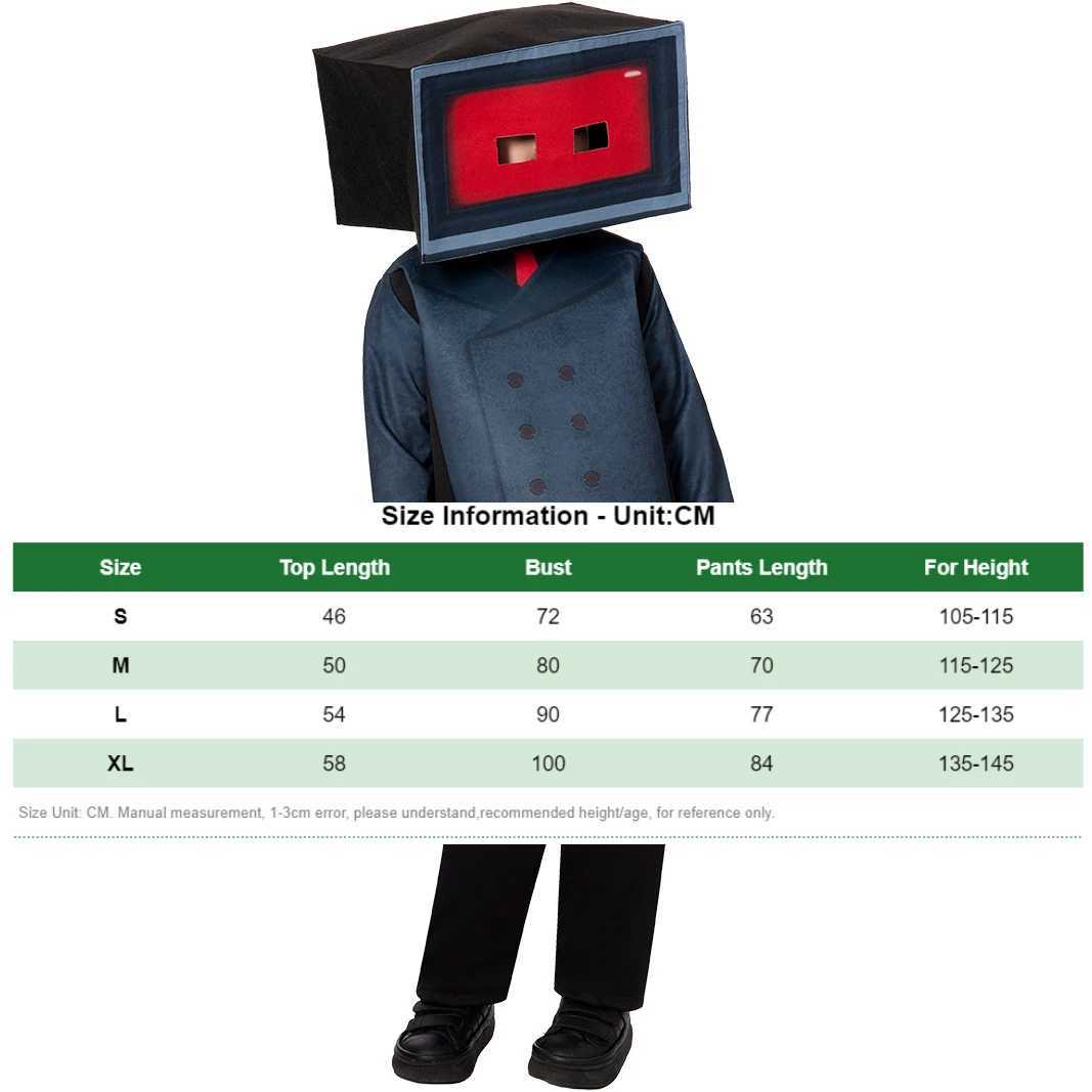 Children Horror Games Stereoscopic TV People Halloween Cosplay Party Dress Up Costume Kids School Role Playing Stage Outfit L250918