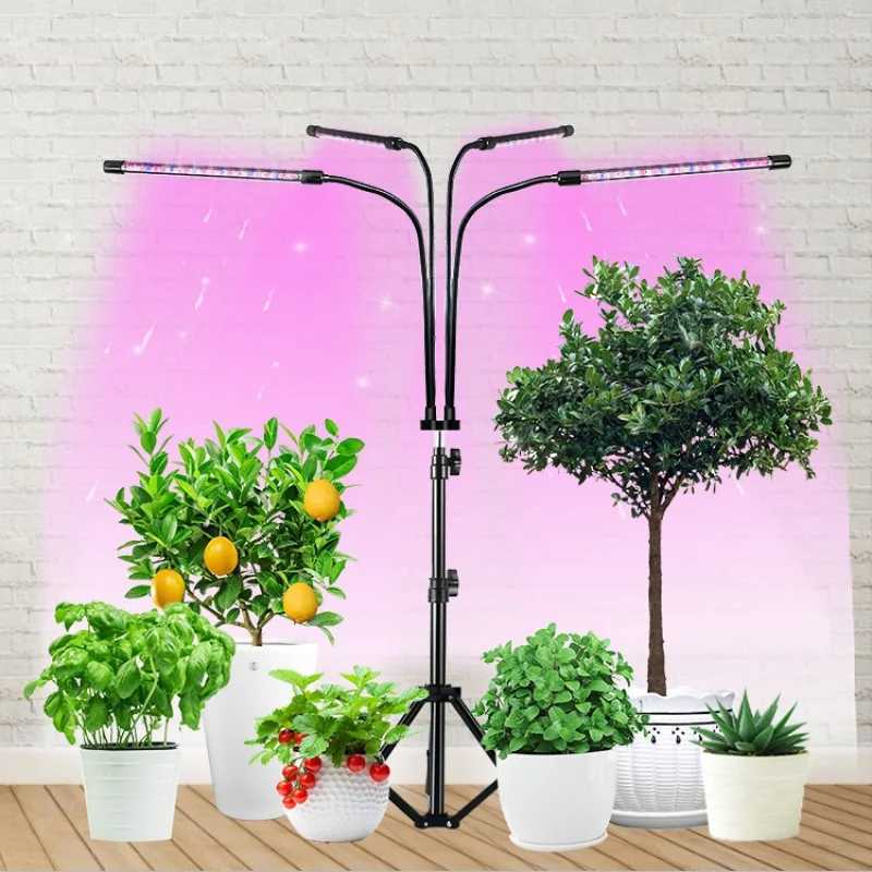 Plant Full Spectrum Timer Four Heads5Head Plant Growth Light Aquarium Fish Tank Landscaping Seedling Supplementary LightLED C250919