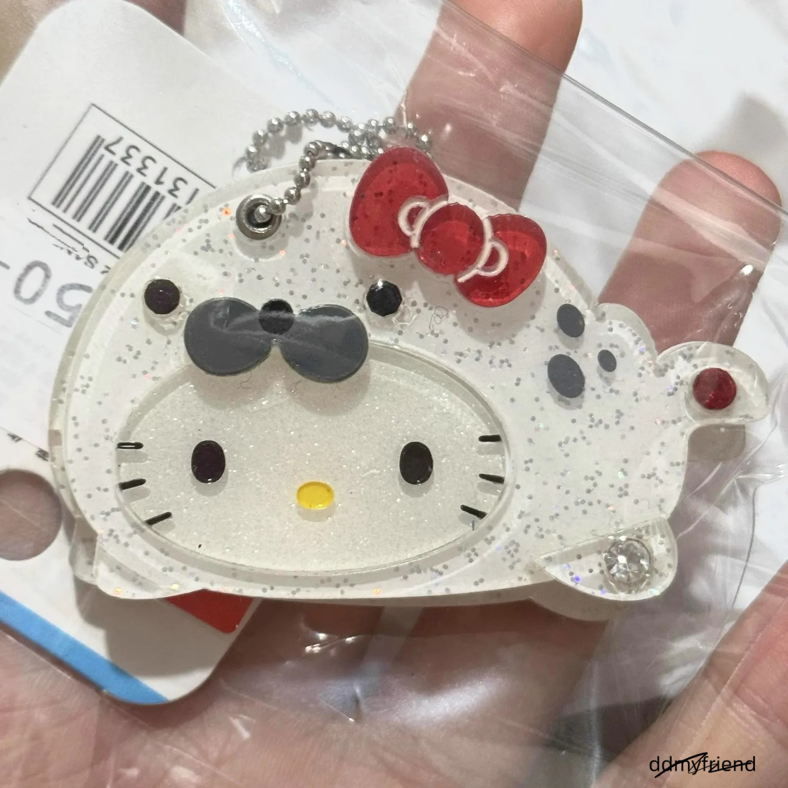 Portable Kawaii Makeup Keychain Cartoon Sliding Cover Mirror Keyring Bag Pendant Hanging Decoration250711 ddmyfriend