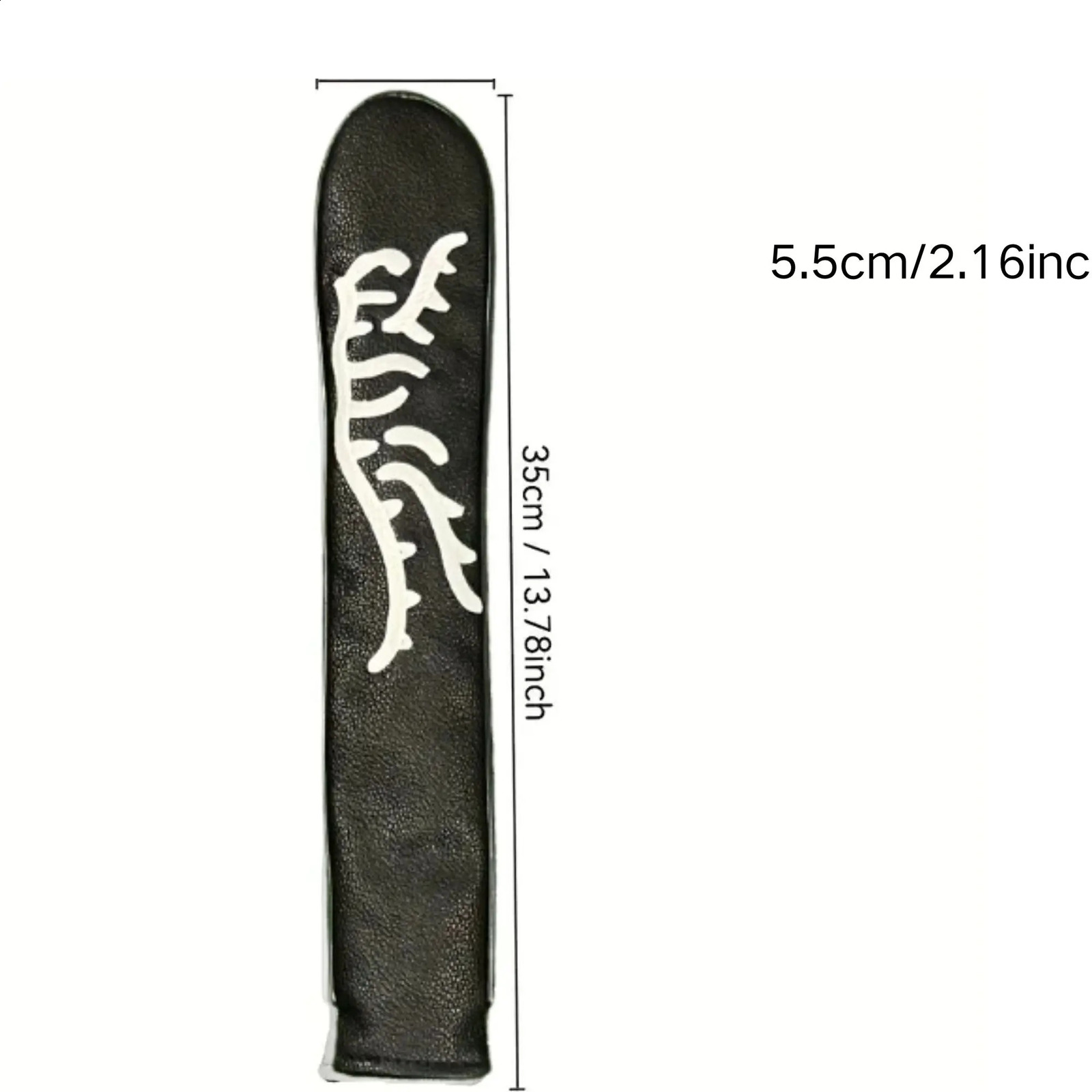 Tiger Leather Golf Alignment Stick Cover Golf Headcover for Alignment Stick Hold at Least 2 Sticks 250919