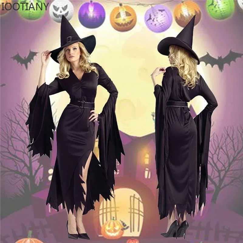 CosplaySexy Adult Wizard Demon Role Play Set Halloween Day Of The Dead Witch Costume Masquerade Carnival Party Stage Performance L250918
