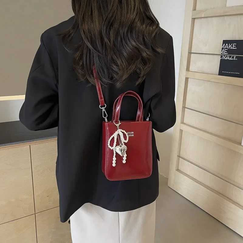 LEFTSIDE Cute Mini PU Leather Design Shoulder Bags For Women 2024 Y2K Fashion Trend Crossbody Bag Female Handbags And PursesXJ250918
