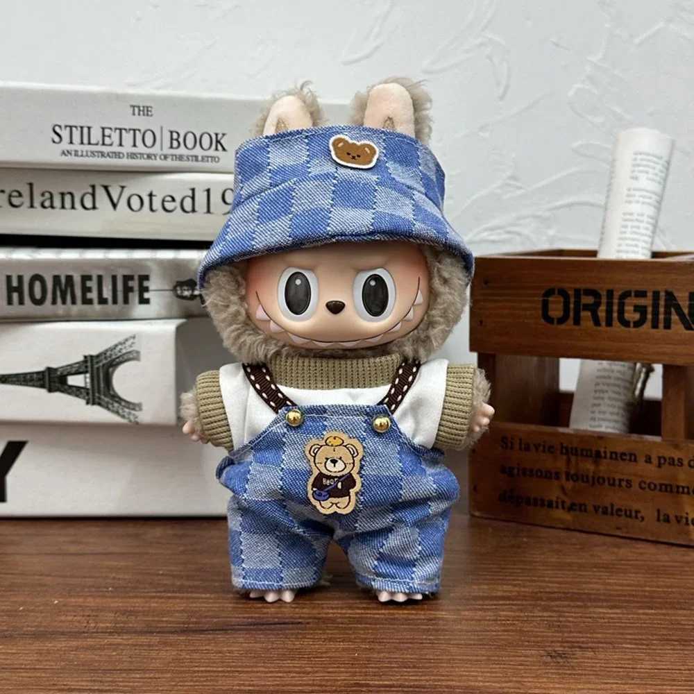 Labubu Fashion Clothes Hoodies Doll Clothes Color Match Hoodies Dolls Accessories For 17cm Labubu Doll Clothes Gift C250919