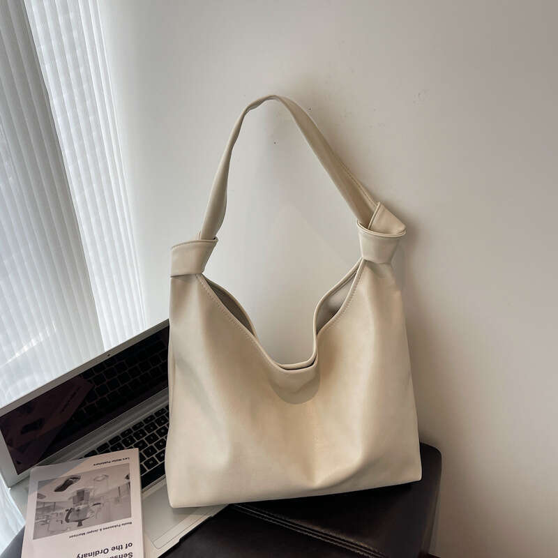 Women's Tote Lazy Style Large Capacity 2025 New Designer Bags Summer High-Value Commuter Soft Leather Shoulder Bag