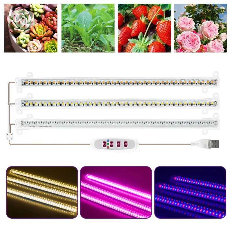 Phytolamp for Plants Light 30cm Led Grow Light Phyto Lamp 5V Full Spectrum Bulb Hydroponic Lamp Greenhouse Flower Seed Grow Tent C250919