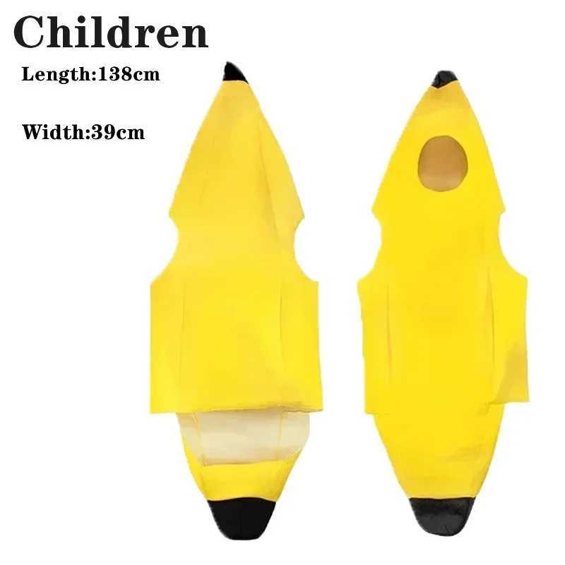 Halloween Costumes Childrens Performance Costume Fruit Banana Costume Kindergarten Stage Performance ParentChild Costume L250918