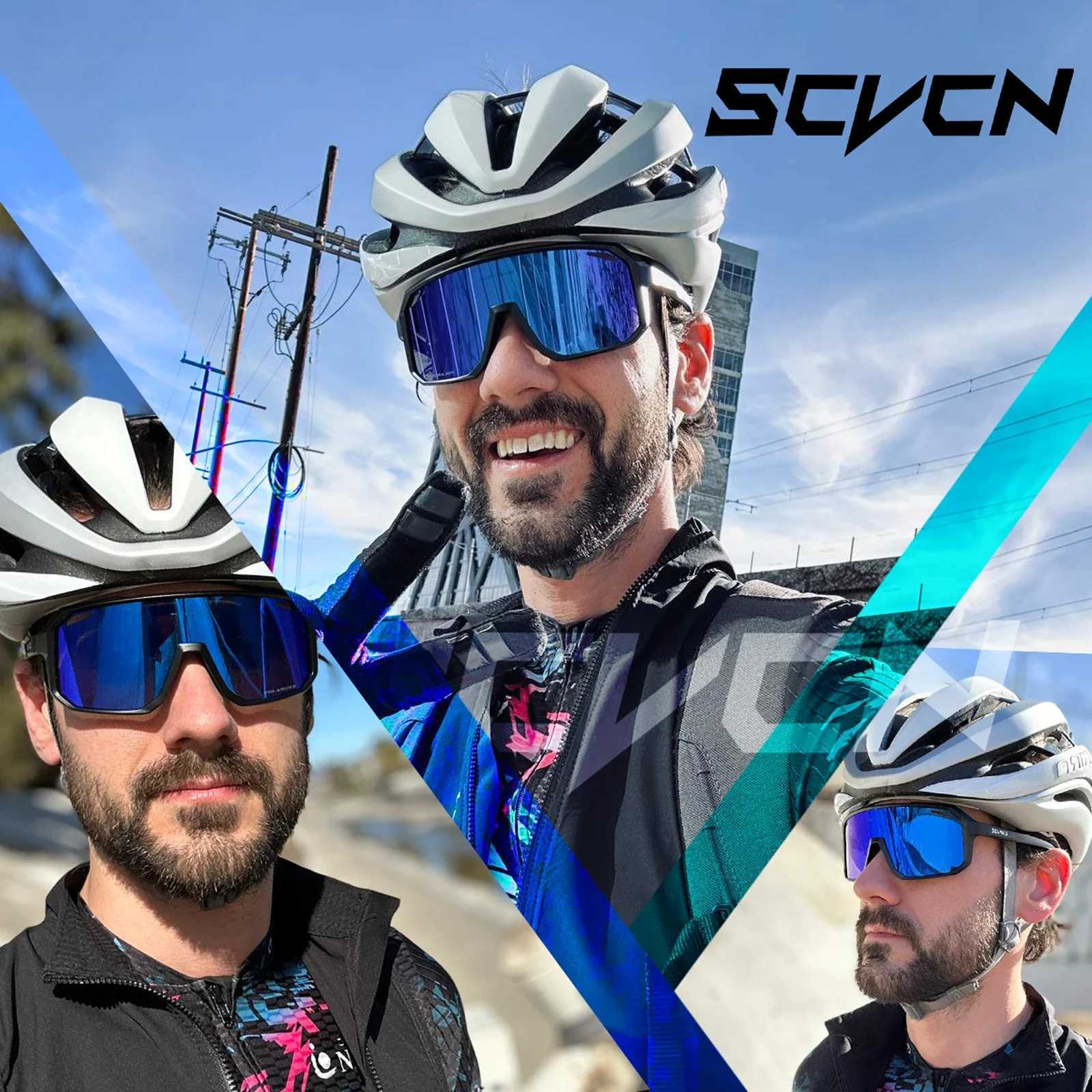 Scvcn Mountaineering Sunglasses Cycling Bike UV400 Sunglasses Sports Road Glasses Outdoor Hiking Men and Women Travel Glasses J250919