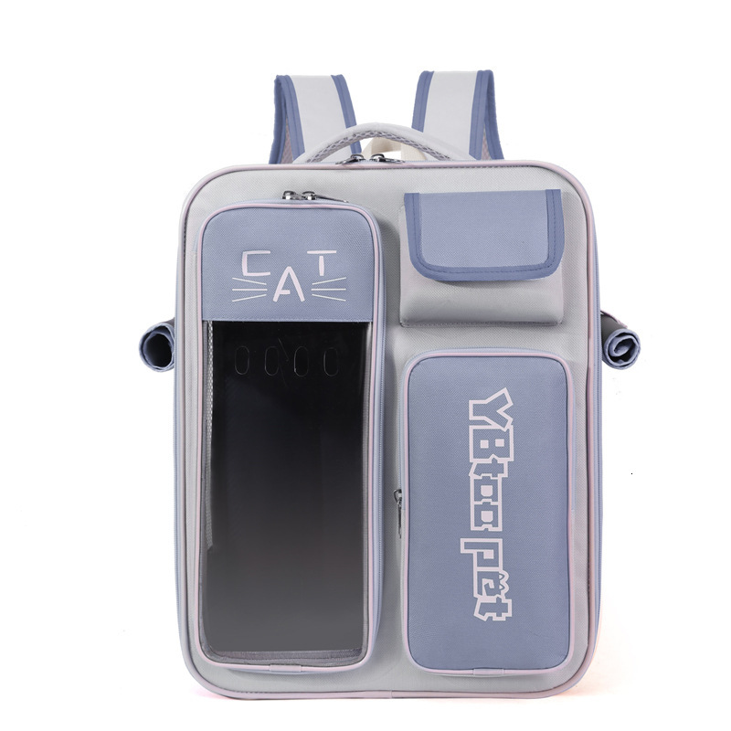 Square Large Capacity Pet Backpack Cat Single Shoulder Crossbody Bag Custom Style