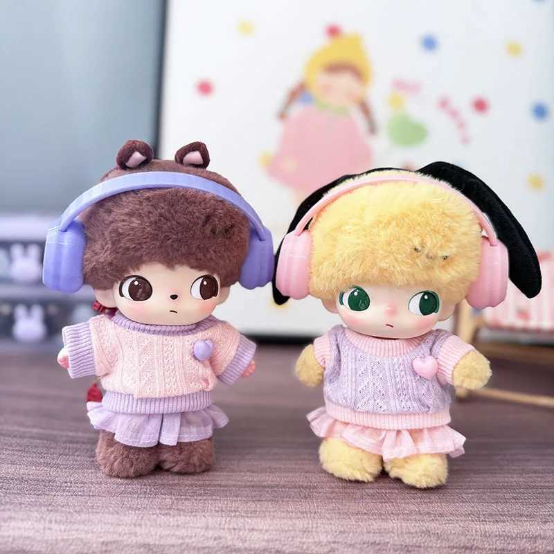 Labubu desgin Dolls Baby Clothes earphone style Highquality Dress The Monster Outfit Accessories Hooded Clothing Gift Kids C250919