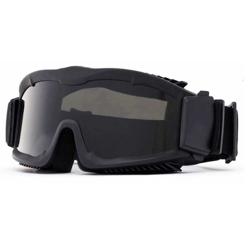 Airsoft Paintball Ballistic Glasses USMC Army Military Goggs AntiFog Tactical Glasses For Hunting Shooting 3 ns Y250919