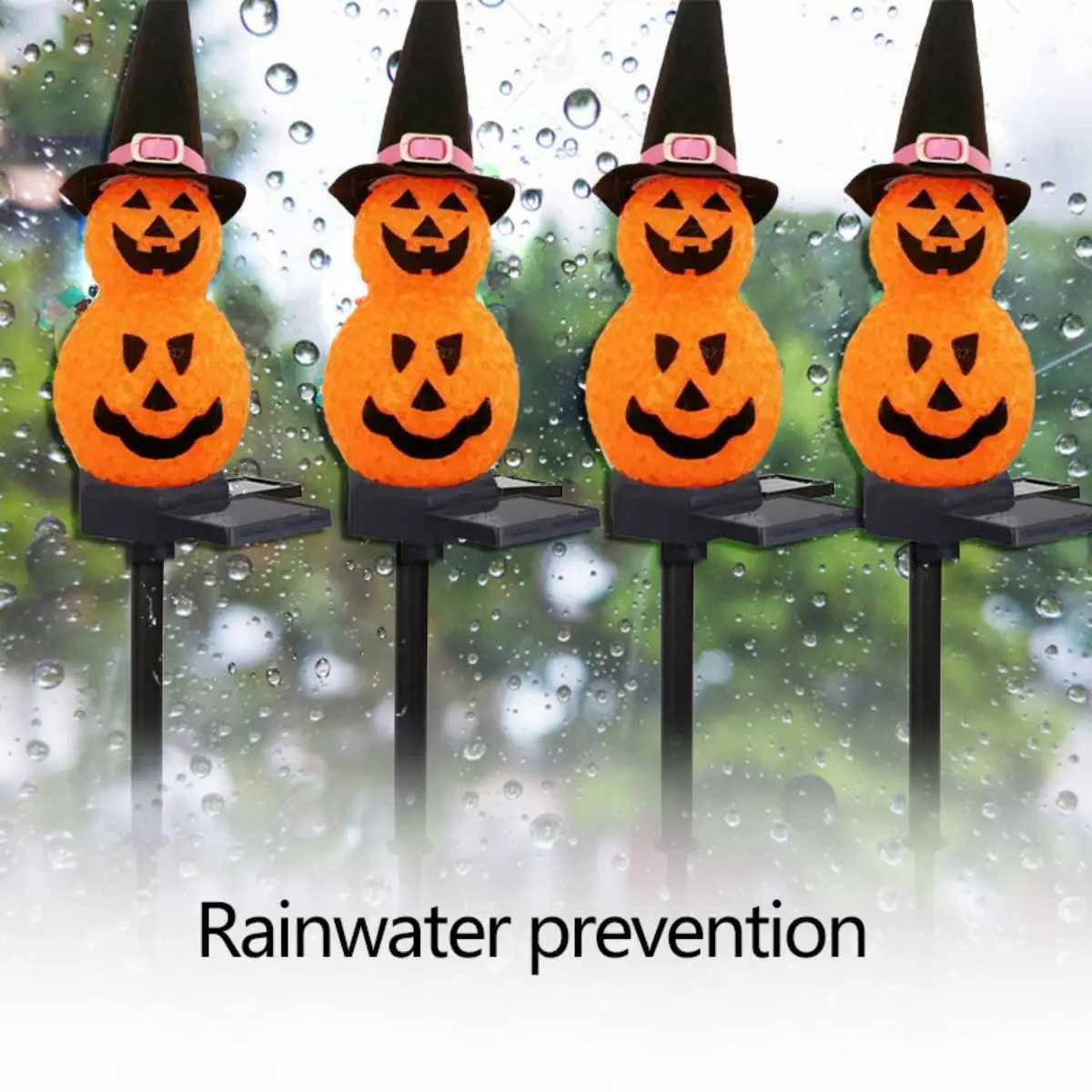 Halloween Pumpkin Solar Lawn Courtyard Light Outdoor Courtyard Landscape Ground Insertion Decorative Light C250919