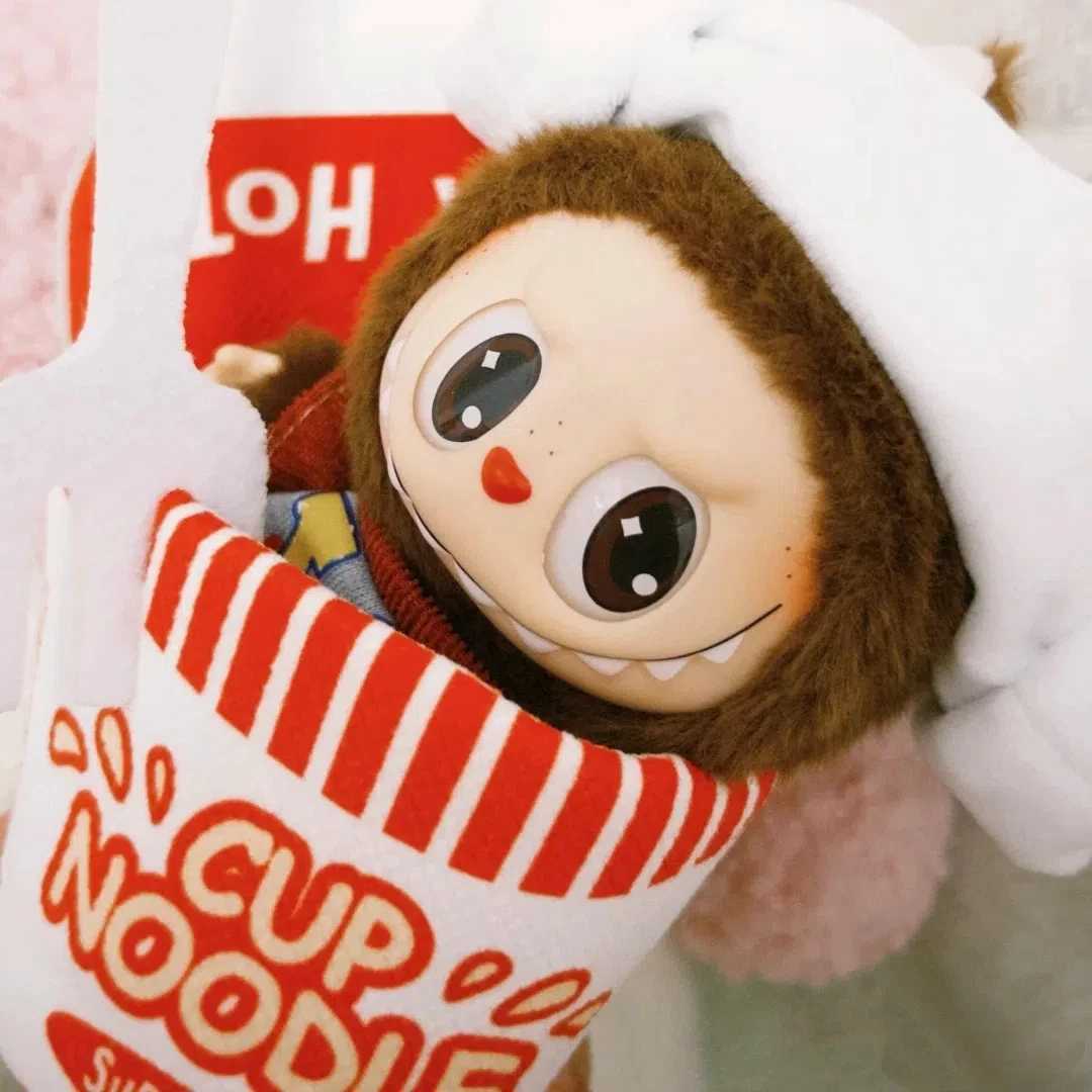 For Labubu clothes Wacky Mart Cute Doll Clothes Cockroach food Clothing Fried Shrimp Outfit Cartoon Costumes Suit Diy Doll C250919