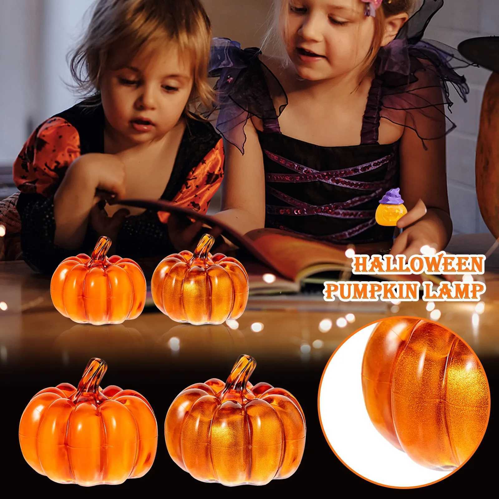 1PC Halloween Pumpkin Light Ornament Home Desktop Decoration Accessories Festival Decorative Lamp Holiday Gift C250919