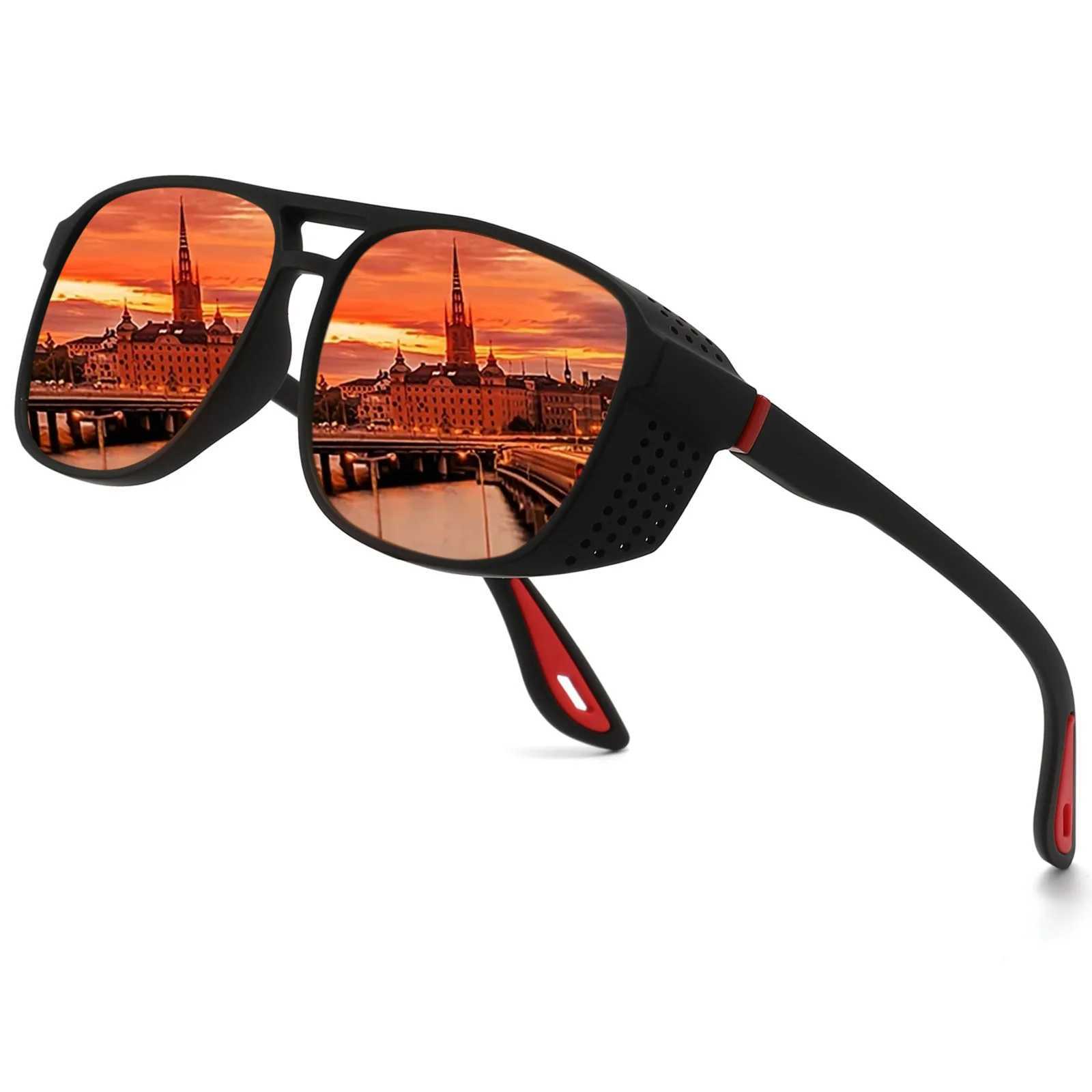 Polarized Goggles Eyewear Sunglasses doublebeam Side Perforated Sun Outdoor Men Women Sports Glasses 6T502 J250919
