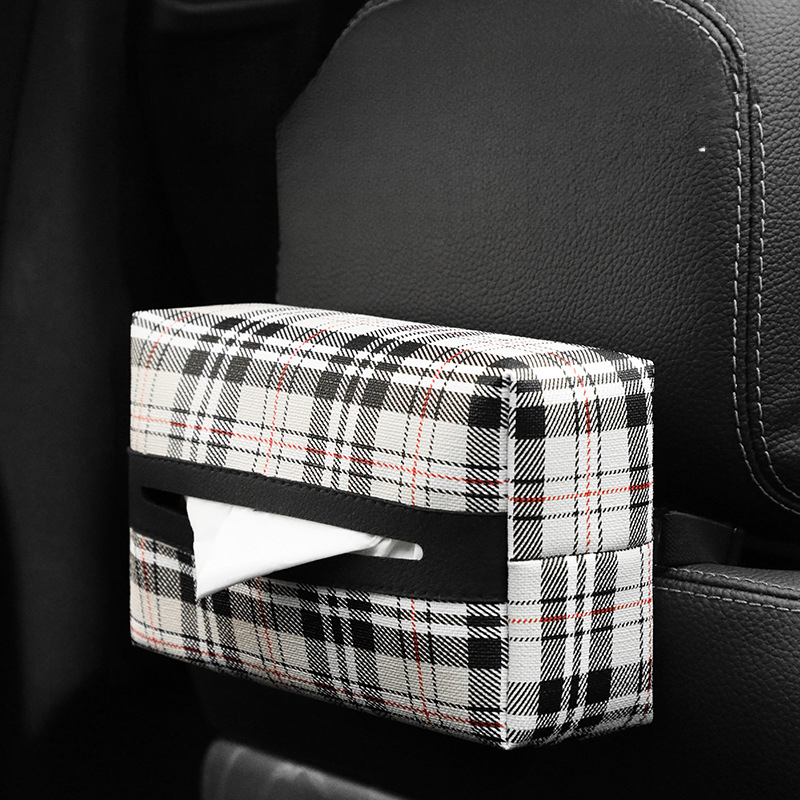 Designer Retro Furniture Tissue Box PU Napkin Holder Desktop Bedroom Coffee Table Paper Drawer Leather Car Universal Organizer Classic Letter ddmythur