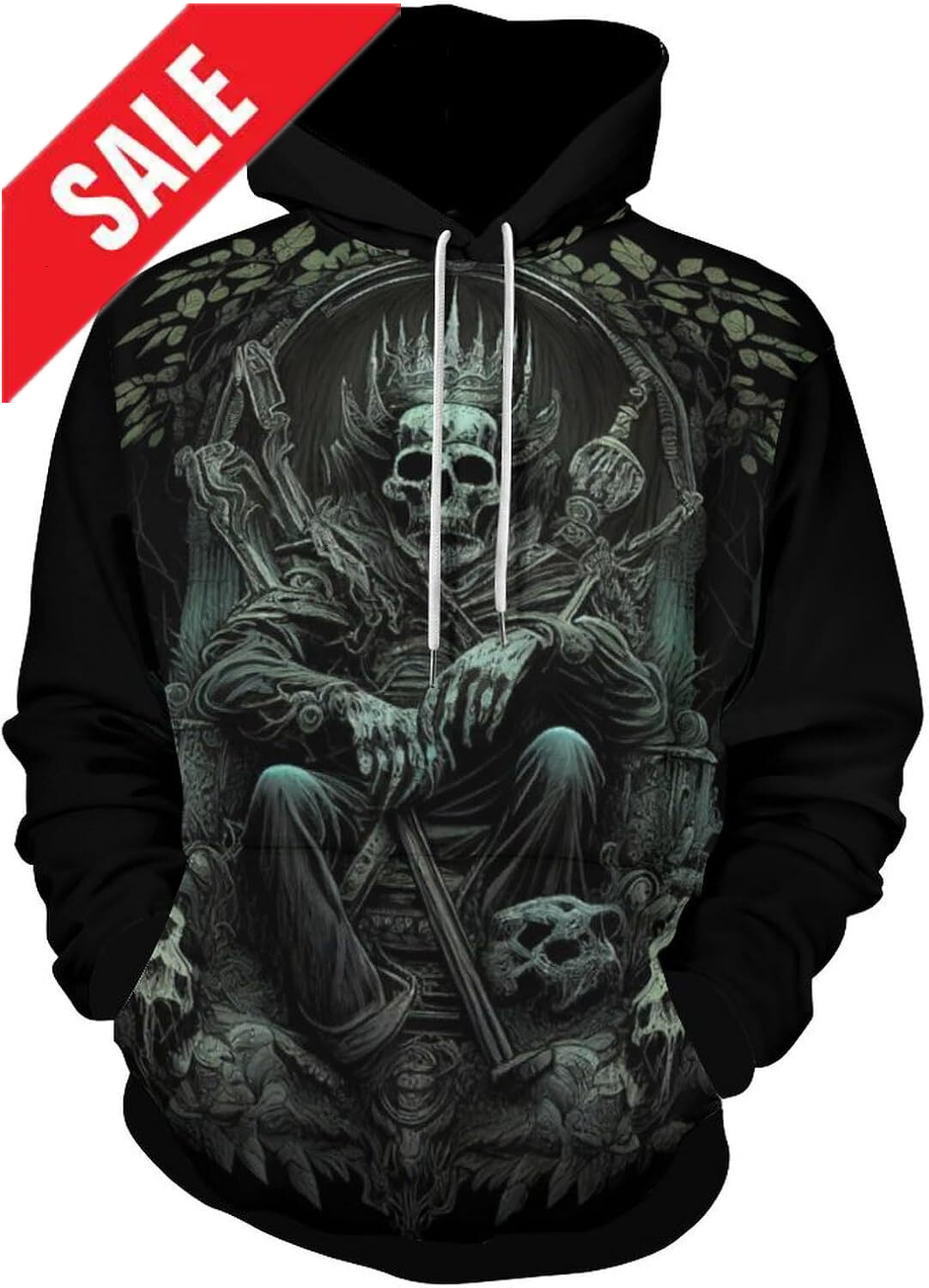 Halloween Hoodie for Mens Womens Novelty Psychedelic Skull Hoodie 3D Funny Printing Skull King Sweatshirt Hoodie Graphic Pullover Long Sleeve 2025