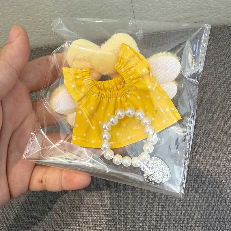 3Pcs Dress with Necklace For 105cm Labubu 40 The Monsters Pin for Love Series Doll Clothes Outfit Accessories Ropa Labubu C250919