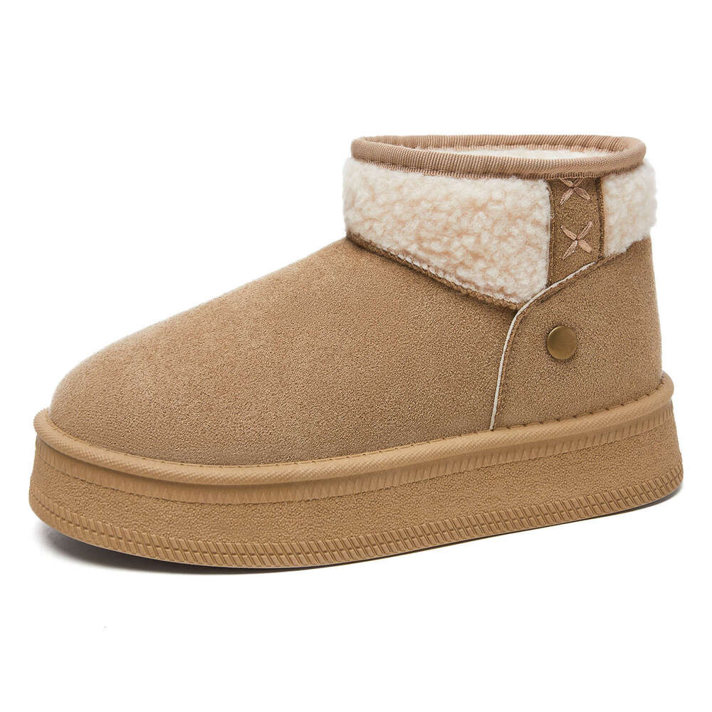 Designer Shoes Warm Snow Boots Women Ankle Boots Winter Fleece Outdoor anti slip Classic Boots Versatile Fashion Mid-Calf Women Fleece Thickened Cotto