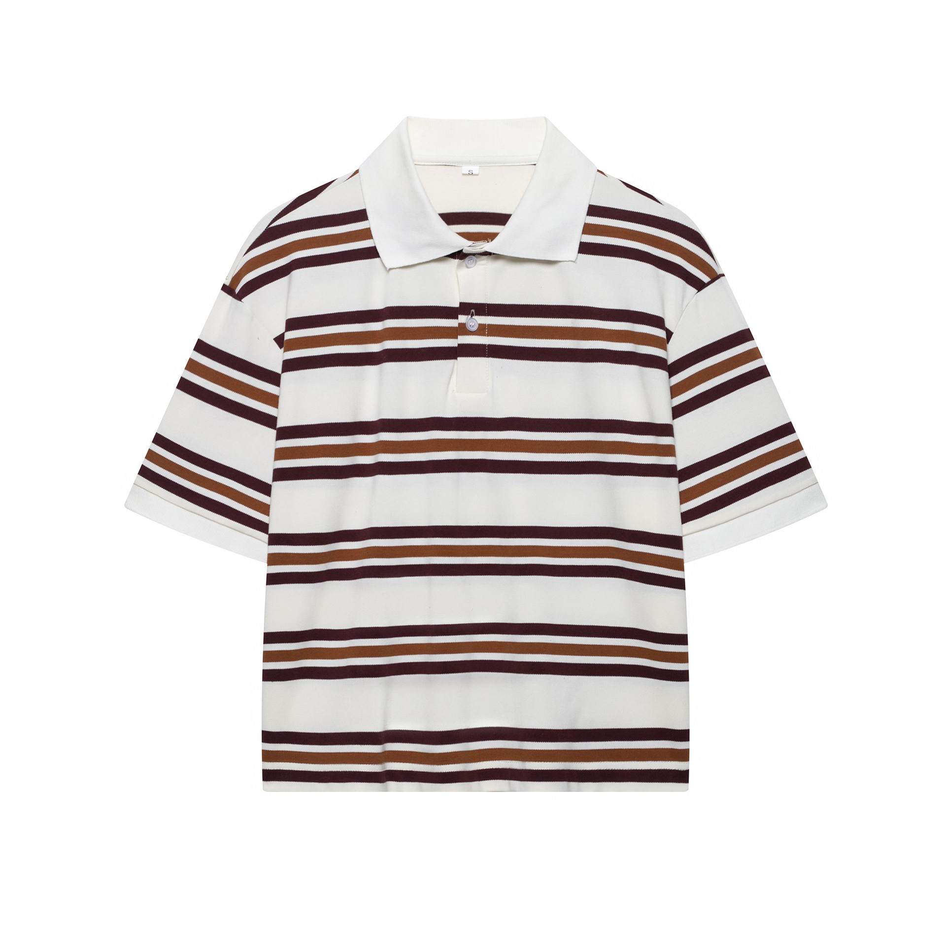Women's Polos Y2K Loose Polo Shirt Oversized Striped Color Blocked Hip Hop Street Graphic T Gothic Harajuku Embroidered Unisex Shirts