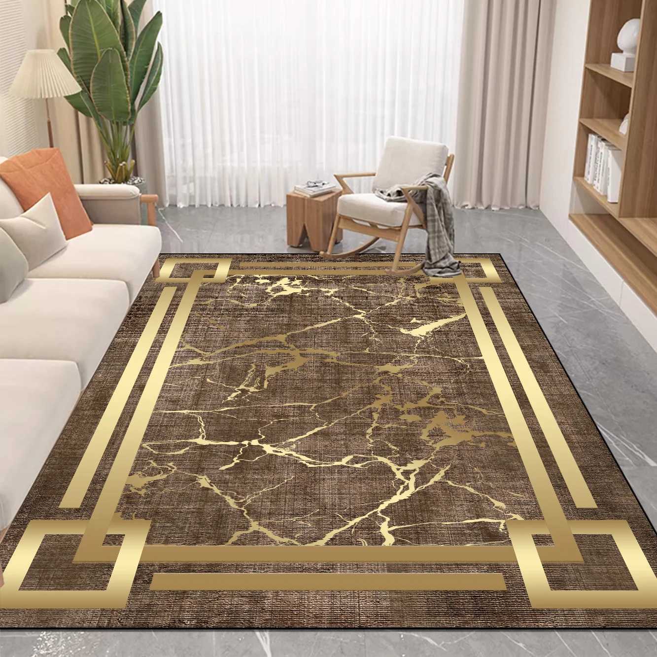 Nordic Luxury Style Carpet in The Living Ro Easy Clean Absorbent Soft Mat Antiskid Lounge Decor Rugs Big Size Ro Floor Mats C250919