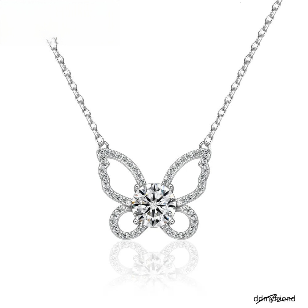 Hot Sales Mama Women's S Sier Charm Butterfly Pattern Necklace Jewelry ddmyfriend