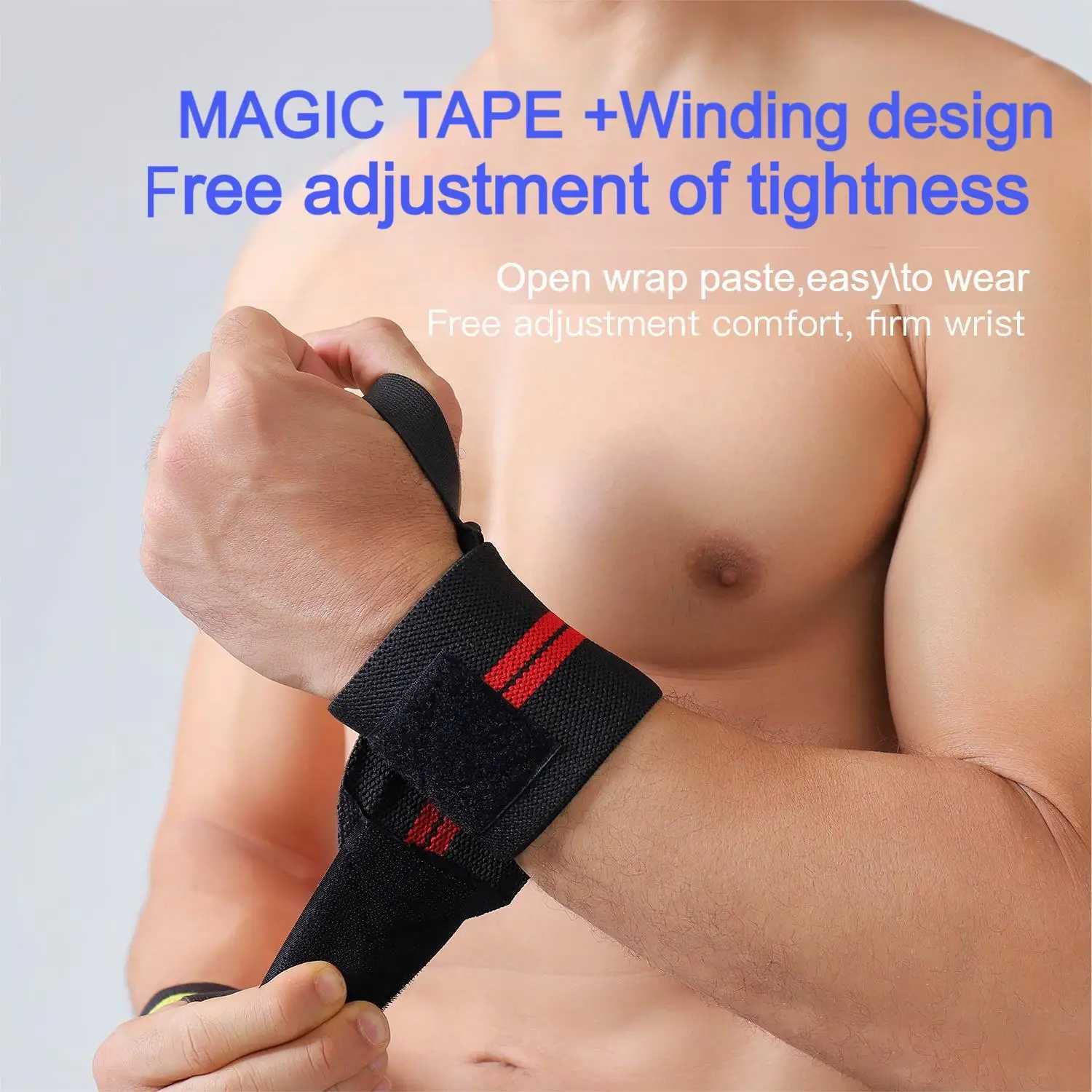 Mens and womens wristbands wrist support straps super strong weightlifting wristbands bandages fitness gym training J250919