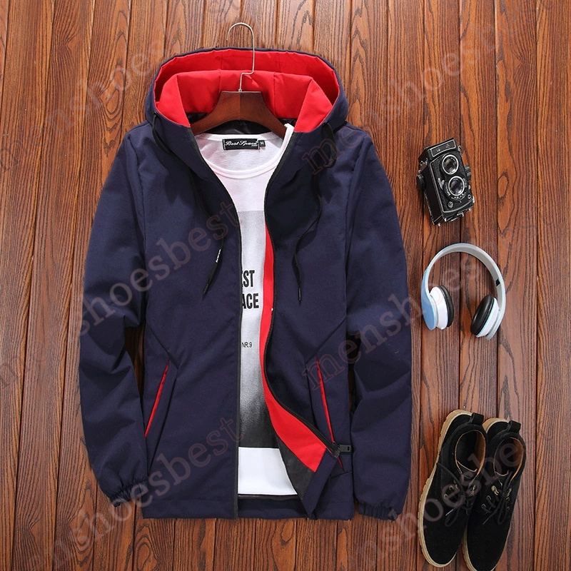 Autumn New Style Jacket Male Teenage Student Jacket Trendy Fashionable Casual Coat Cool Hooded Jacket Asian Size