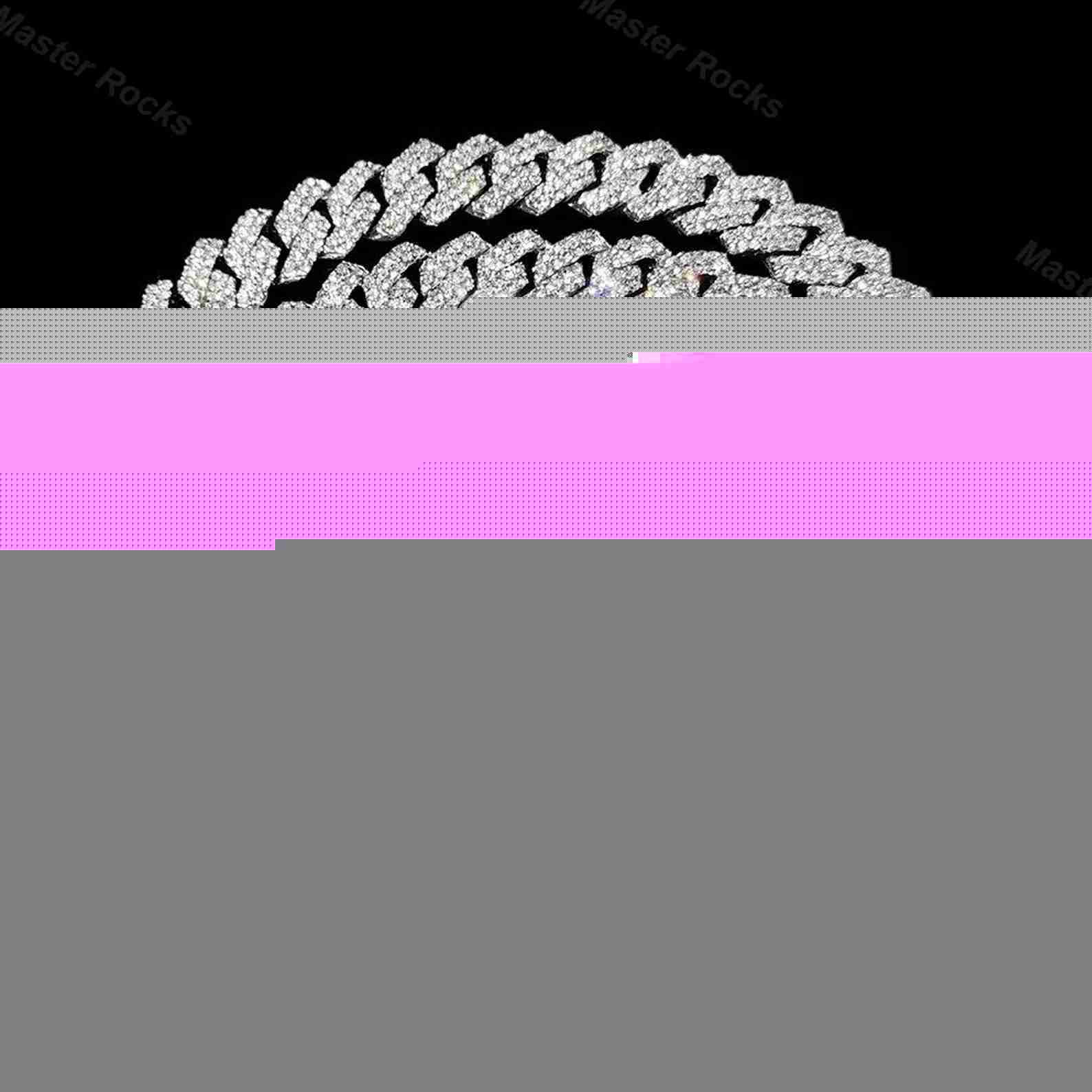 18K Gold Plated Cuban Link Chain Necklace 12mm 925 Silver Fully Iced Out Moissanite Cuban Chain