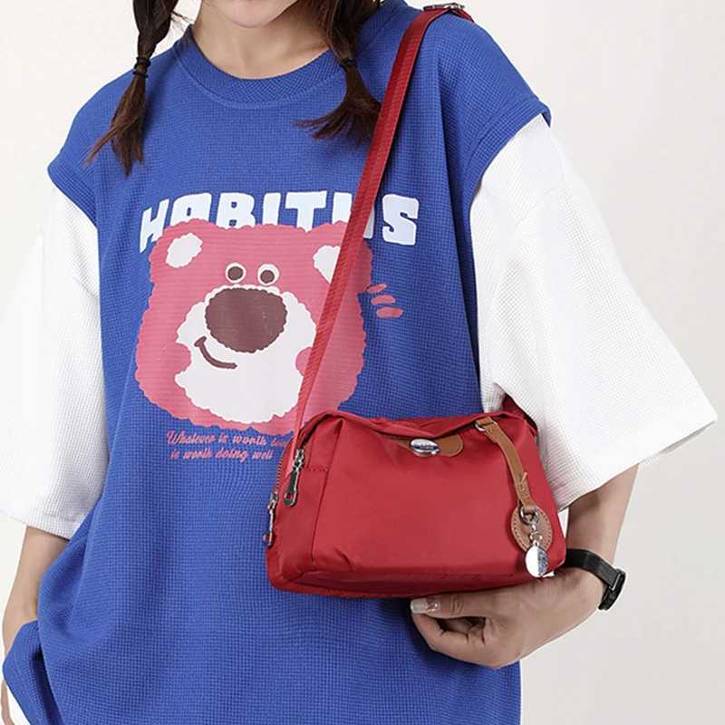 Fashion Nylon Shoulder Bags For Women Waterproof Shell Crossbody Bag Fashion Solid Color Messenger Handbags Shopping Purse Z250915