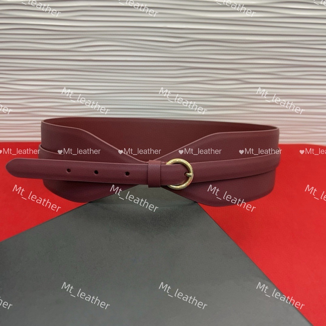 Belts 2025 New Wide 7CM 12CM Luxury Brand Designer Fashion Women Belt Ladies Girdle Leather dress Belt red black brown belt with gift width belt for women