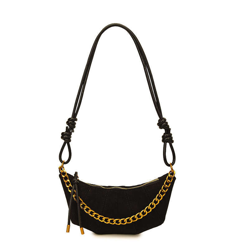 Fashion Designer Bags Large Capacity Commuting Matte Horn Bag for Women New Vintage Chain Handbag Crossbody Dumpling Bag