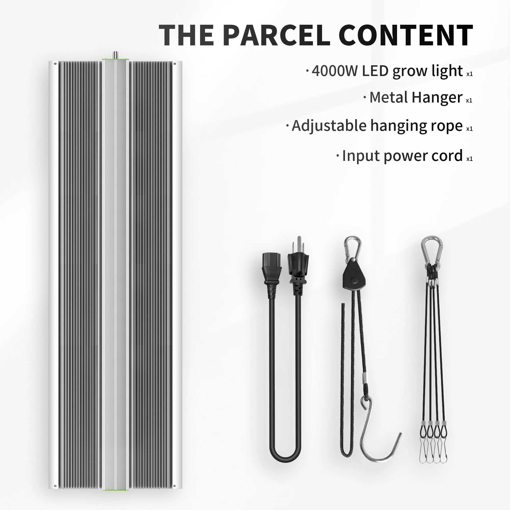 BESTVA Grow Light Full Spectrum BP4000 320W Dimmable Plants light for Indoor Plants Grow Led LM281B Lamp for Seed Veg Flower C250919