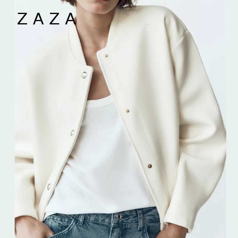 Autumn Winter Woolen Blended Solid Jacket For Women O Neck Single Breasted Casual Coat 2025 New Lady Fashion Commuter Streetwear Z250918