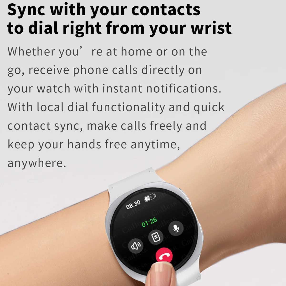 New Style 40MM Watch 8 MIni GPS NFC SmartWatch Men 360360 AMOLED Sn Rate Call Waterproof Wen Smartwatch Y250919