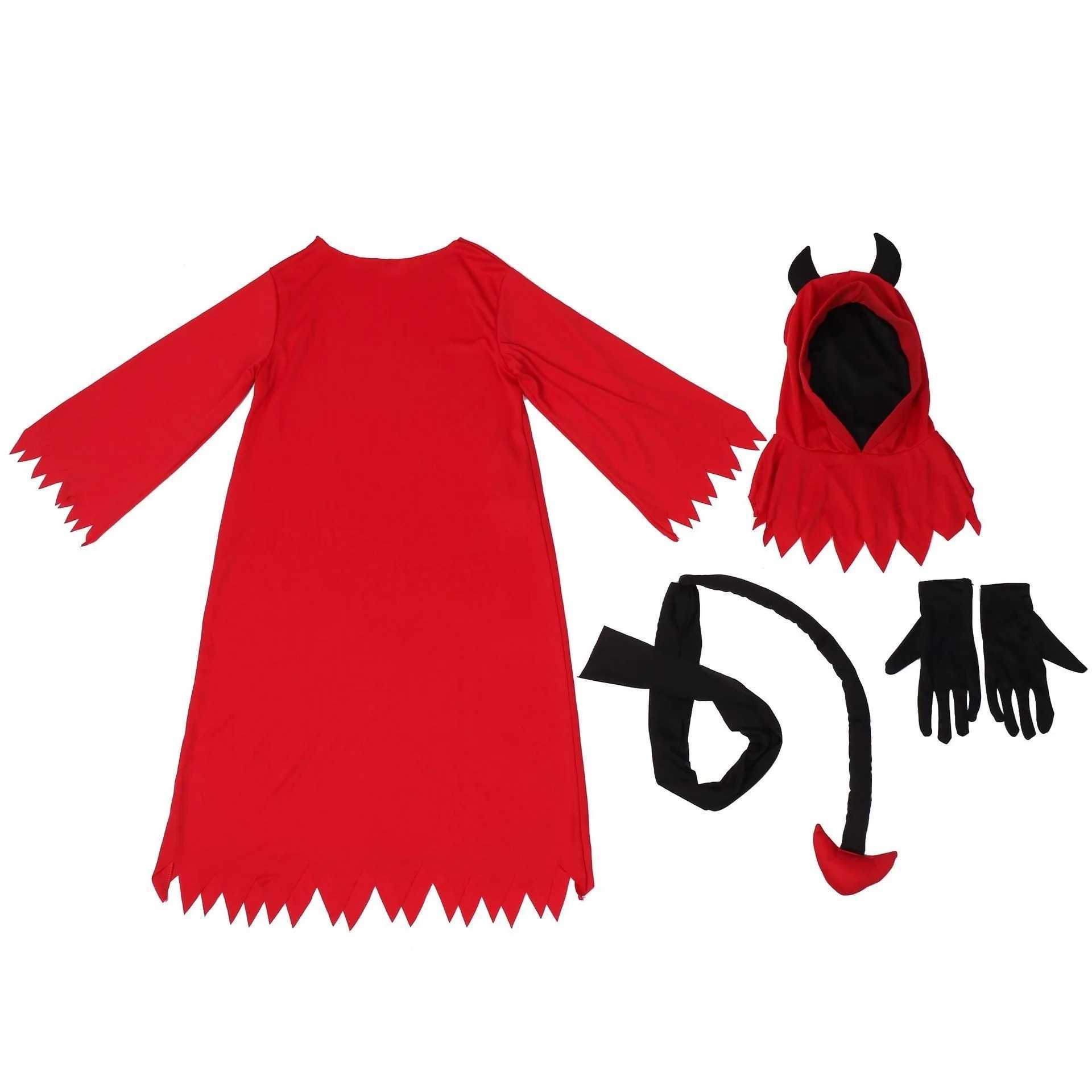 Grim Reaper Death Child Halloween Costume Boys Girls Fade In and Out Phantom Costume L250918