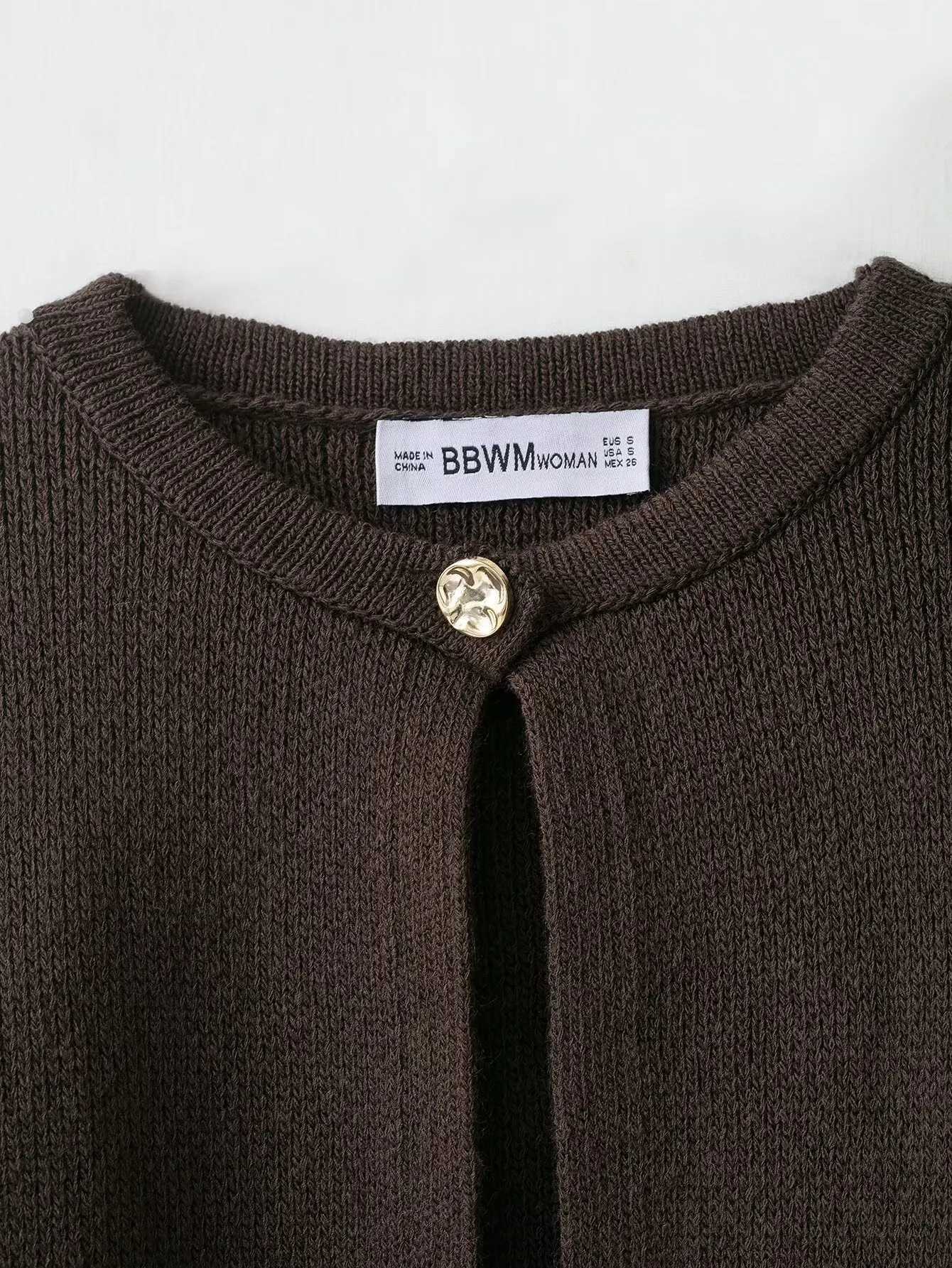 2025 Vintage Womens FringeDetailed LongSleeve Jacket Stylish RoundNeck SingleButton Jacket Womens Party Fashion Jacket Z250918