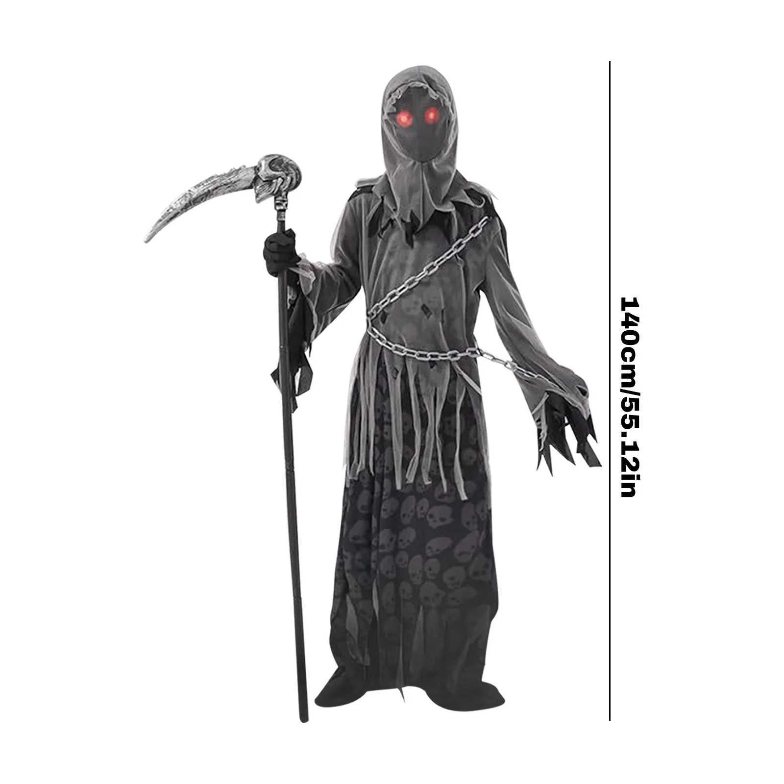 2025 Horror Atmosphere Universal Death Godness Costume For Both Men And Women Halloween Horror Atmosphere Decorative Costume L250918