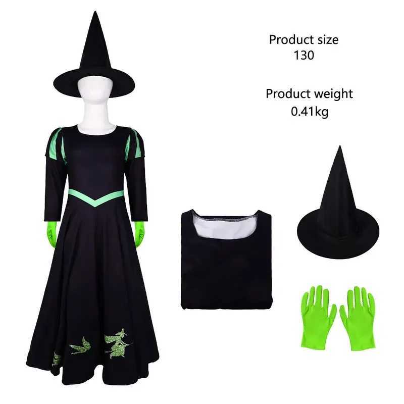 Wicked Halloween cosplay costume party stage performance costume magic witch L250918