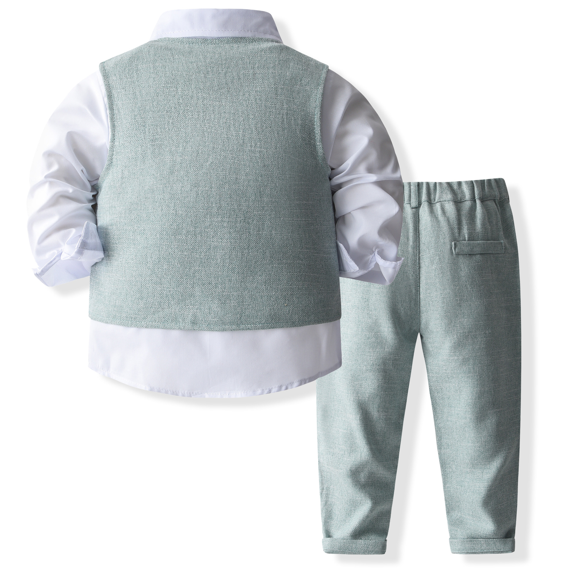 2025 New Spring & Autumn Boys' Formal Outfit Shirt Vest & Pants Set Toddler Baby Suit for Kids Free Shipping