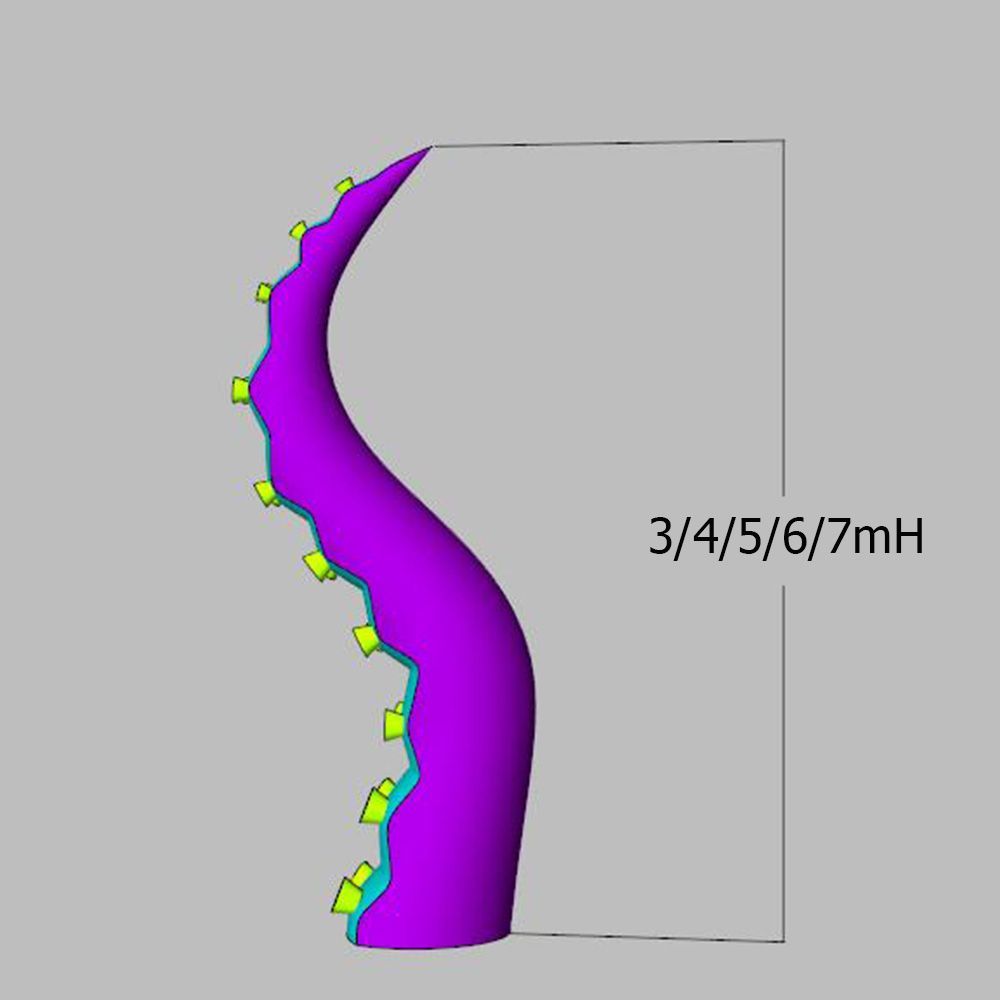 Factory inflatable octopus tentacles leg Claw arms for Building Roof And Aquarium Decoration Halloween party