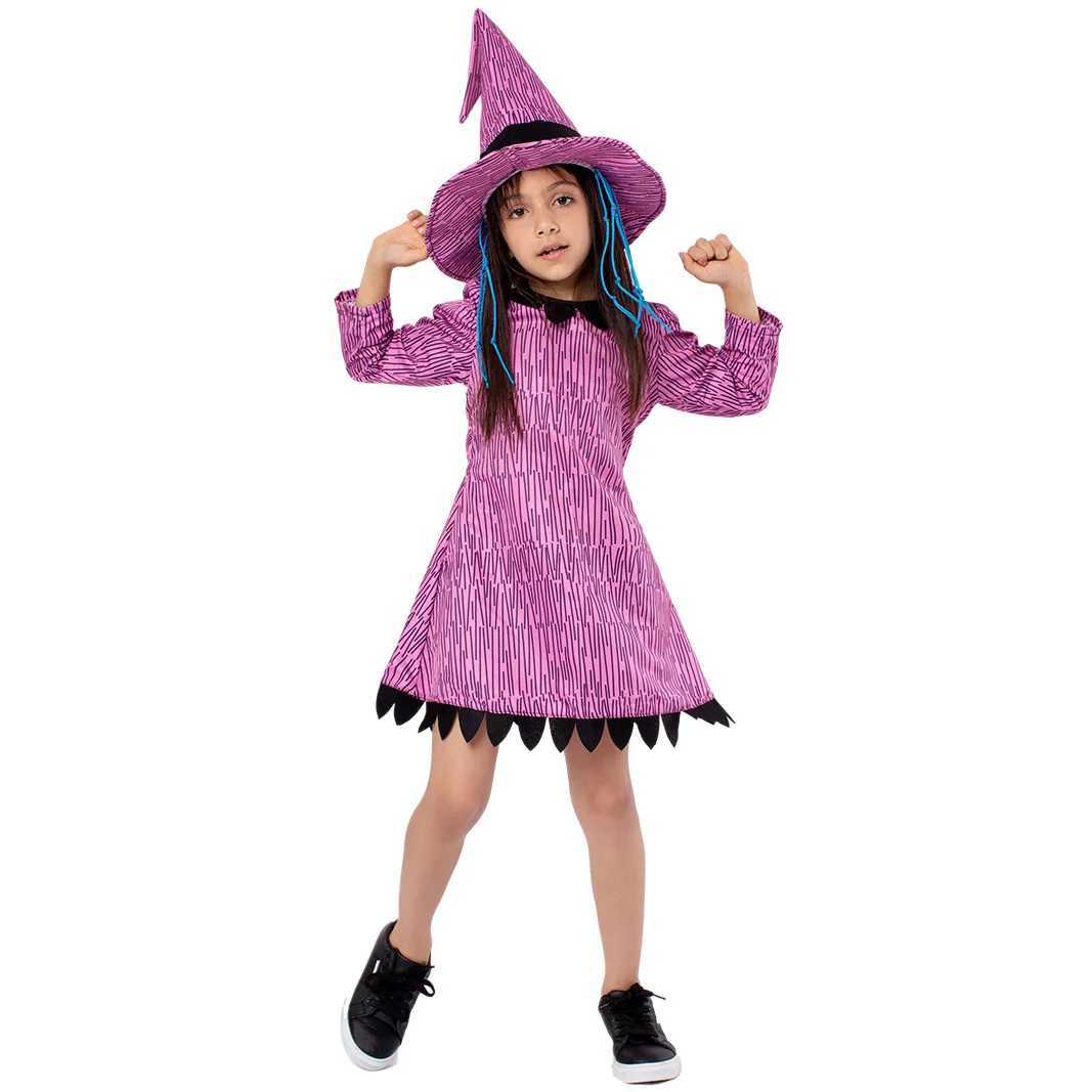 Halloween New Witch Costume For Children Scary Dance Party Witch Performance Costume Drama Costume L250918