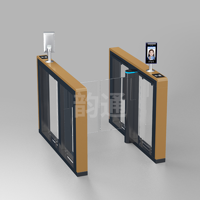 Yuntong Smart Bi - directional Swing Gate for Scenic Area Entrance/Exit, Face Recognition & Card Swipe Access Control System-NO01
