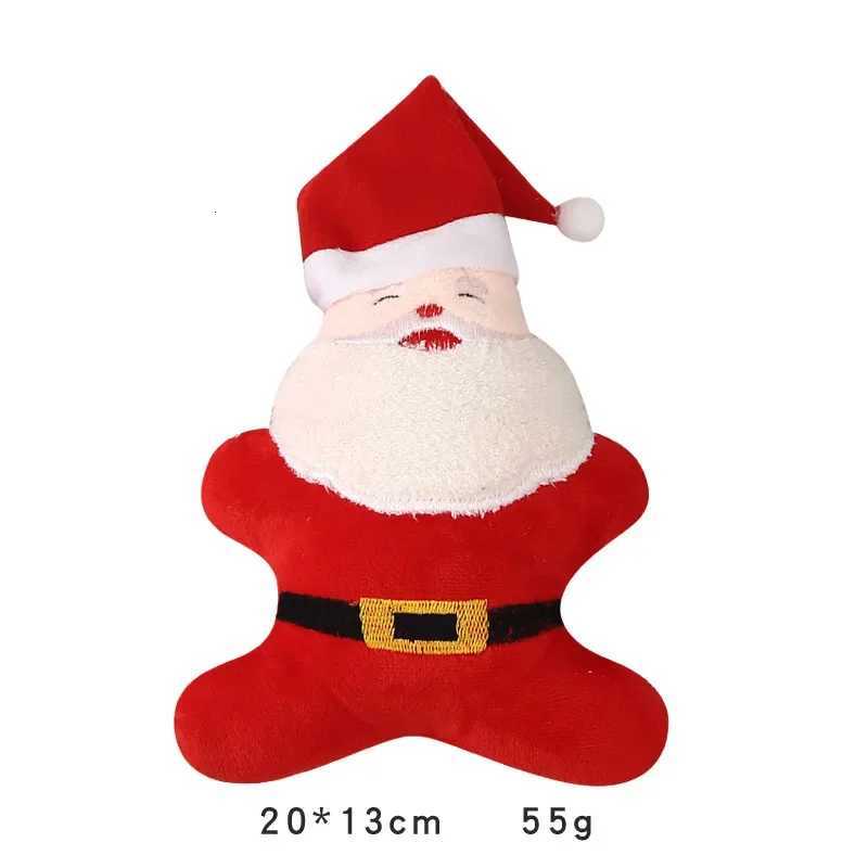 Pet Supplies Christmas Dog Plush Toy Voice Puppy Toy Santa Claus Bone Decoration Pet Supplies dog Toys for small dogs X250918