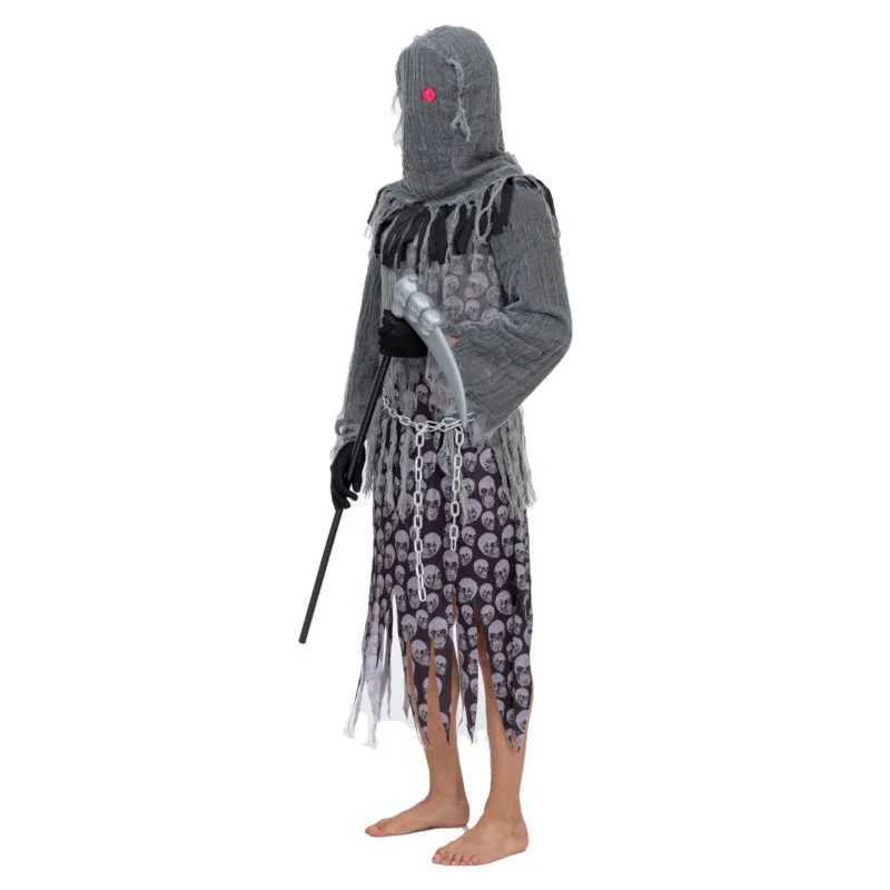 Halloween Cosplay Suit Death Sickle Costume Children Adult Mysterious Clothes L250918